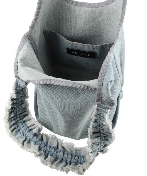 HELOYSE（エロイーズ）の「SHOULDER ON LOVE FADE DENIM MINI（トートバッグ・レディース・ブルー・ONE SIZE）」の4枚目の写真