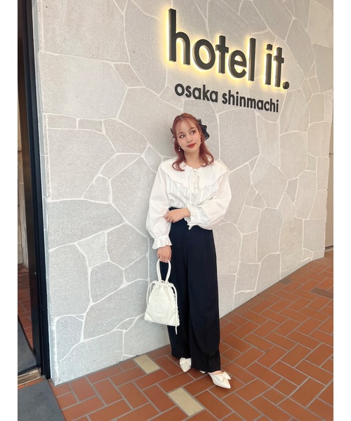 jumelle（ジュメロ）の「【累計販売1500個突破】JM emblem draw bag（ショルダーバッグ・レディース・ブラック/アイボリー・FREE）」の11枚目の写真