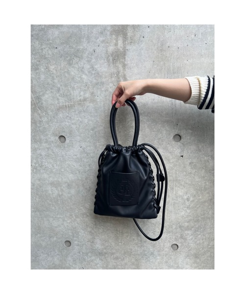 jumelle（ジュメロ）の「【累計販売1500個突破】JM emblem draw bag（ショルダーバッグ・レディース・ブラック/アイボリー・FREE）」の21枚目の写真