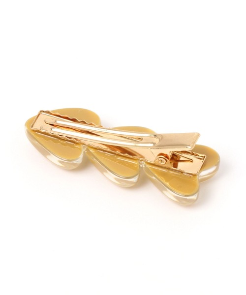 LOWRYS FARM（ローリーズファーム）の「ハートクリップ　 906306（バレッタ/ヘアクリップ・レディース・ブラウン/アイボリー/グレー/キャメル・FREE）」の11枚目の写真