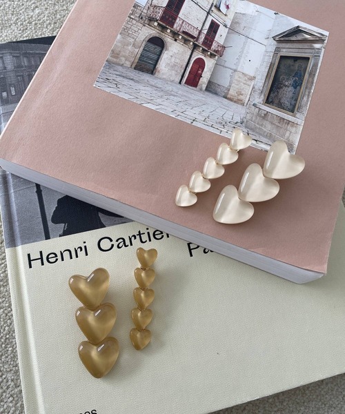 LOWRYS FARM（ローリーズファーム）の「ハートクリップ　 906306（バレッタ/ヘアクリップ・レディース・ブラウン/アイボリー/グレー/キャメル・FREE）」の6枚目の写真