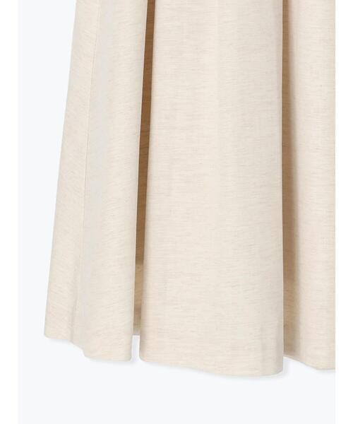 Te chichi（テチチ）の「リネン混ポプリンタックロングスカート（スカート・レディース・キナリ/ブラック・F）」の19枚目の写真