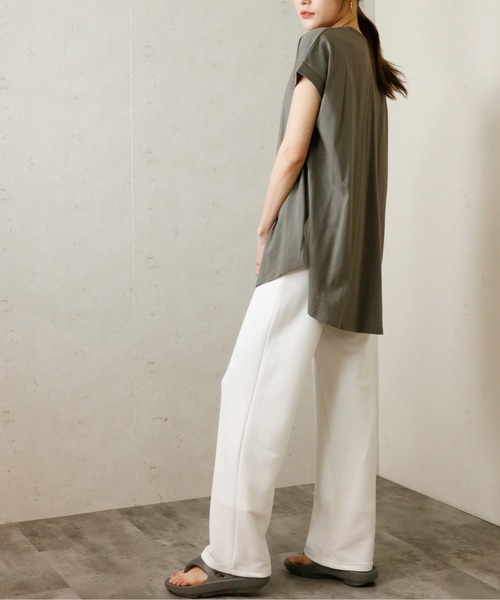 Per sist ence(パーシエンス)の「Per sist ence/パーシエンス ジャガードストレートパンツ(その他パンツ・レディース・ブラック/ネイビー/オフホワイト・FREE)」の7枚目の写真