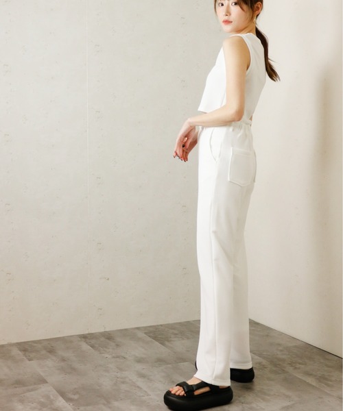 Per sist ence(パーシエンス)の「Per sist ence/パーシエンス ジャガードストレートパンツ(その他パンツ・レディース・ブラック/ネイビー/オフホワイト・FREE)」の14枚目の写真