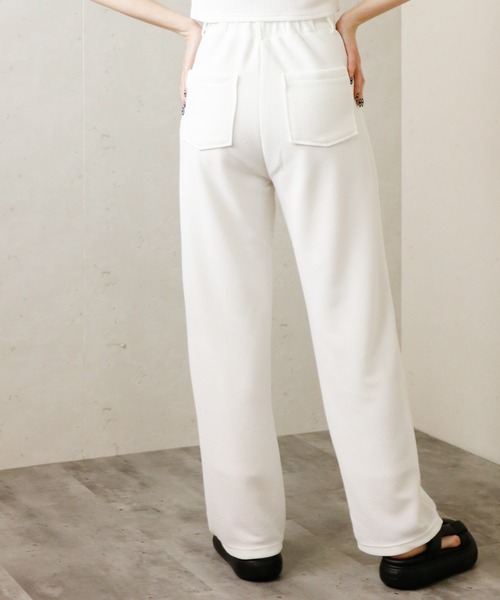 Per sist ence(パーシエンス)の「Per sist ence/パーシエンス ジャガードストレートパンツ(その他パンツ・レディース・ブラック/ネイビー/オフホワイト・FREE)」の15枚目の写真