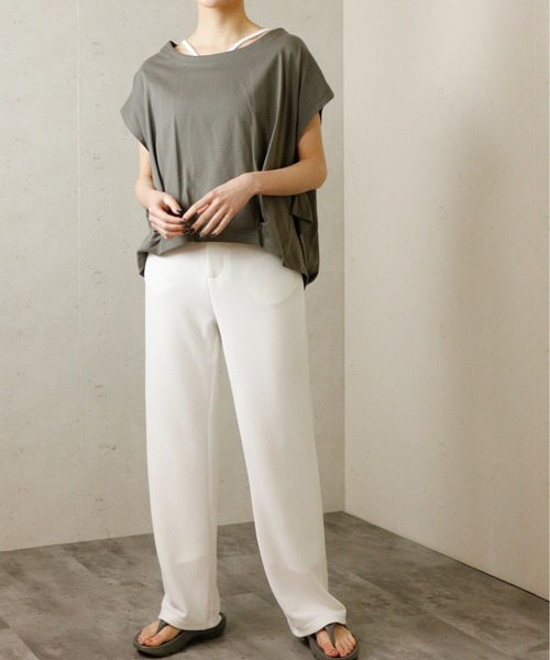 Per sist ence(パーシエンス)の「Per sist ence/パーシエンス ジャガードストレートパンツ(その他パンツ・レディース・ブラック/ネイビー/オフホワイト・FREE)」の19枚目の写真