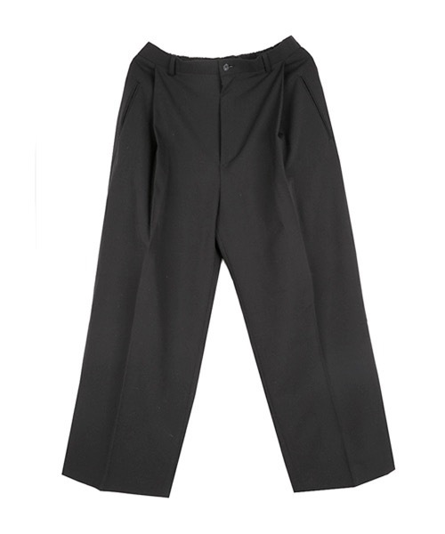 HOLY IN CODE（ホーリーインコード）の「HOLY IN CODE no.9358 s widewide tuck sl（スラックス・メンズ・ブラック・SMALL/MEDIUM/LARGE）」の15枚目の写真