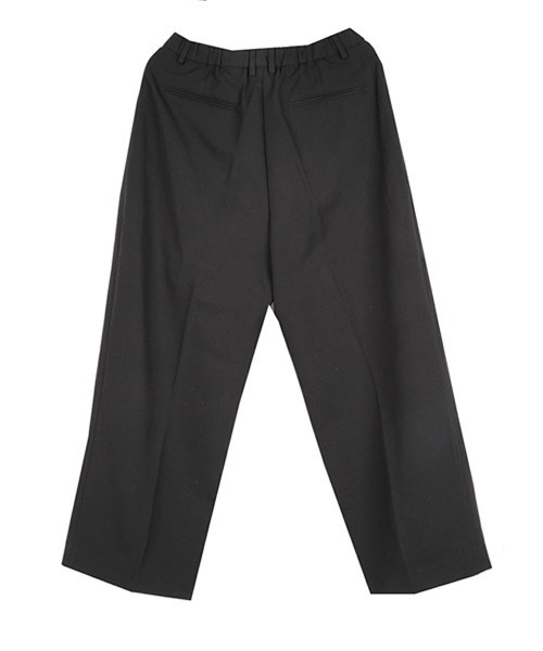 HOLY IN CODE（ホーリーインコード）の「HOLY IN CODE no.9358 s widewide tuck sl（スラックス・メンズ・ブラック・SMALL/MEDIUM/LARGE）」の6枚目の写真