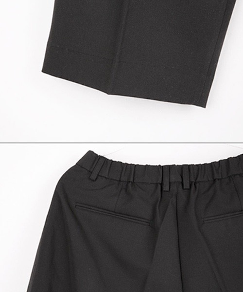 HOLY IN CODE（ホーリーインコード）の「HOLY IN CODE no.9358 s widewide tuck sl（スラックス・メンズ・ブラック・SMALL/MEDIUM/LARGE）」の20枚目の写真
