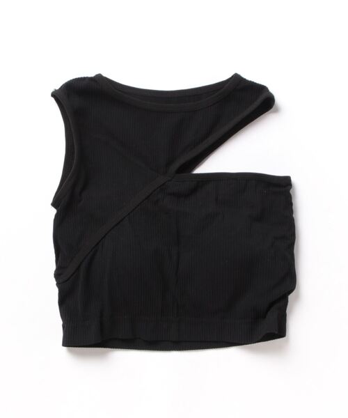 styiro(スタイロ)の「カップ付き変形ブラキャミソール(キャミソール・レディース・ブラック/ホワイト/ベージュ/グレー/カーキ・FREE)」の7枚目の写真