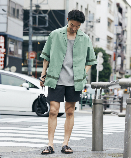 Russell Athletic（ラッセルアスレティック）の「【RUSSELL ATHLETIC】別注 DRI-POWER ショートパンツ（その他パンツ・メンズ・ウッド/ネイビー/チャコールグレー・MEDIUM/LARGE）」の9枚目の写真