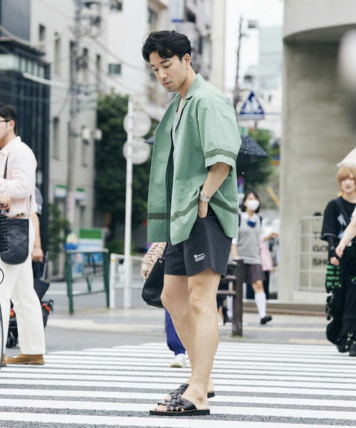 Russell Athletic（ラッセルアスレティック）の「【RUSSELL ATHLETIC】別注 DRI-POWER ショートパンツ（その他パンツ・メンズ・ウッド/ネイビー/チャコールグレー・MEDIUM/LARGE）」の5枚目の写真