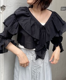 LOWRYS FARM | フリルボレロロングスリーブ　 908912(シャツ/ブラウス)