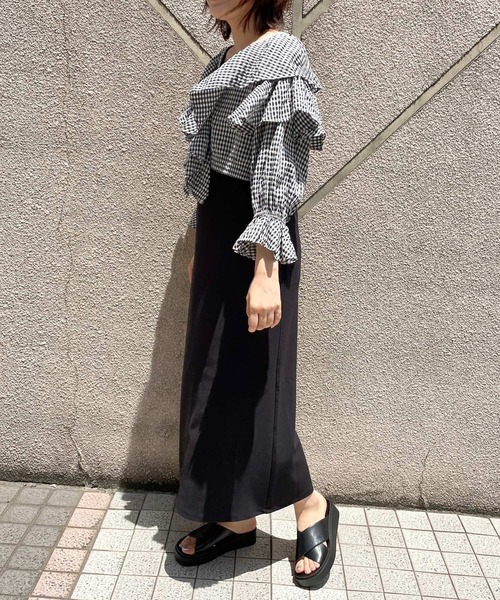 LOWRYS FARM（ローリーズファーム）の「フリルボレロロングスリーブ　 908912（シャツ/ブラウス・レディース・その他/ホワイト/ブラック・FREE）」の15枚目の写真