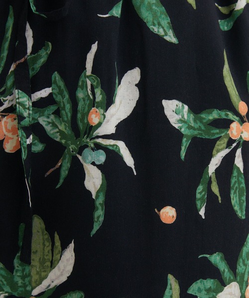 KATHARINE ROSS（キャサリンロス）の「【KATHARINE ROSS】びわプリントパンツ（スラックス・レディース・ブラック/マスタード・MEDIUM）」の20枚目の写真