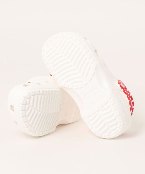 Disney（ディズニー）の「クロックス ディズニー 「ミニー マウス」 クラシック クロッグ キッズ / crocs Kids' Disney Minnie Mouse Classic Clog（サンダル・キッズ・ホワイト系その他・18cm/18.5cm/19cm/19.5cm/20cm/21cm）」の2枚目の写真