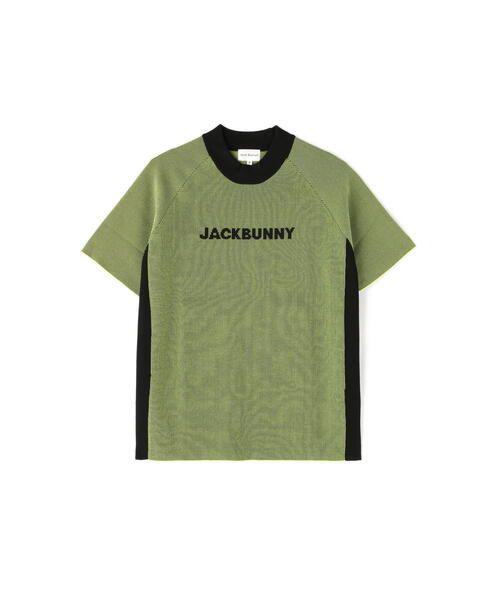 【Jack Bunny!!】14G1PLY×2色Wジャガード半袖モックニットプルオーバー（ニット/セーター）｜Jack Bunny!!（ジャックバニー） mdprevattcaulkingandwaterproofing.com