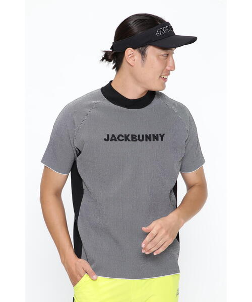 【Jack Bunny!!】14G1PLY×2色Wジャガード半袖モックニットプルオーバー（ニット/セーター）｜Jack Bunny!!（ジャックバニー） mdprevattcaulkingandwaterproofing.com