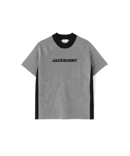 【Jack Bunny!!】14G1PLY×2色Wジャガード半袖モックニットプルオーバー（ニット/セーター）｜Jack Bunny!!（ジャックバニー） mdprevattcaulkingandwaterproofing.com