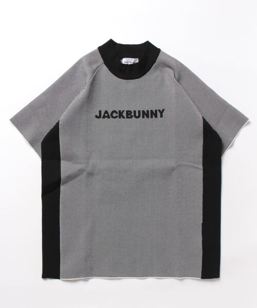 【Jack Bunny!!】14G1PLY×2色Wジャガード半袖モックニットプルオーバー（ニット/セーター）｜Jack Bunny!!（ジャックバニー） mdprevattcaulkingandwaterproofing.com