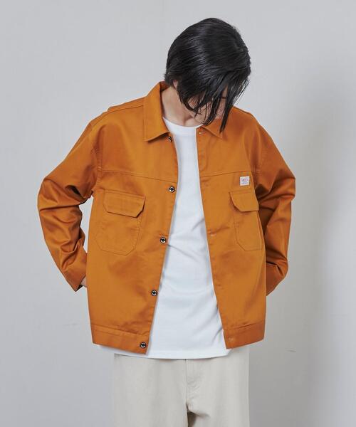 SMITH'S（スミス）の「SMITH’S（スミス）別注ワークツイルシャツジャケット（シャツ/ブラウス・メンズ・ブラウン・S/M/L/XL）」の4枚目の写真