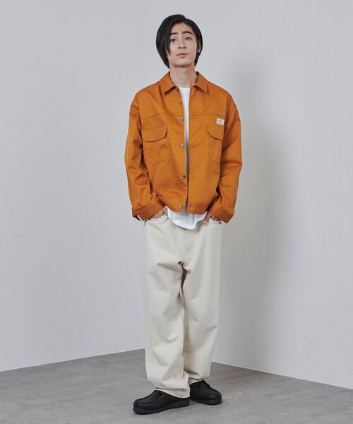 SMITH'S（スミス）の「SMITH’S（スミス）別注ワークツイルシャツジャケット（シャツ/ブラウス・メンズ・ブラウン・S/M/L/XL）」の5枚目の写真