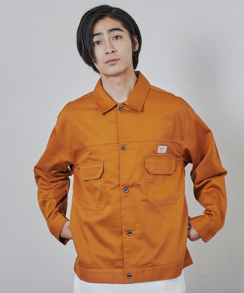 SMITH'S（スミス）の「SMITH’S（スミス）別注ワークツイルシャツジャケット（シャツ/ブラウス・メンズ・ブラウン・S/M/L/XL）」の6枚目の写真