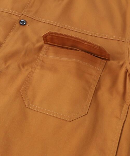 SMITH'S（スミス）の「SMITH’S（スミス）別注ワークツイルシャツジャケット（シャツ/ブラウス・メンズ・ブラウン・S/M/L/XL）」の14枚目の写真