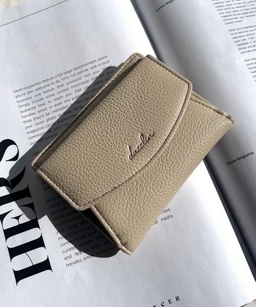 dazzlin（ダズリン）の「dazzlin/ダズリン　シュリンク 二つ折りコンパクトウォレット（財布・レディース・グリーン/ベージュ/ブルーグレー/ブラック/アイボリー/ローズ/ブラウン/ボルドー/ベージュ系その他・FREE）」の5枚目の写真