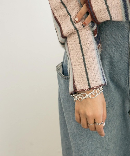 KBF（ケイビーエフ）の「チェーンブレスレット（ブレスレット・レディース・ゴールド/シルバー・ONE）」の5枚目の写真