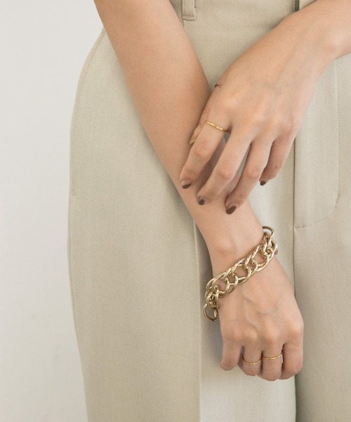 KBF（ケイビーエフ）の「チェーンブレスレット（ブレスレット・レディース・ゴールド/シルバー・ONE）」の6枚目の写真