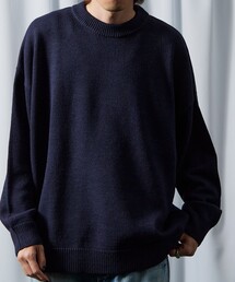 FREAK'S STORE | 限定展開 ビッグシルエット イージーケア ウォッシャブル クルーネックニット(ニット/セーター)