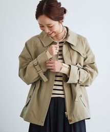 le.coeur blanc | ツイルショートトレンチ(トレンチコート)