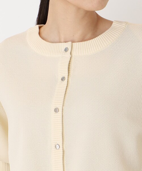 THE SHOP TK （ザ ショップ ティーケー ）の「◆【毛玉になりにくい/洗濯機洗い可】ハーフスリーブカーデ_前後2WAY可（カーディガン/ボレロ・レディース・ブラック/アイボリー/ブルー・13/12）」の20枚目の写真