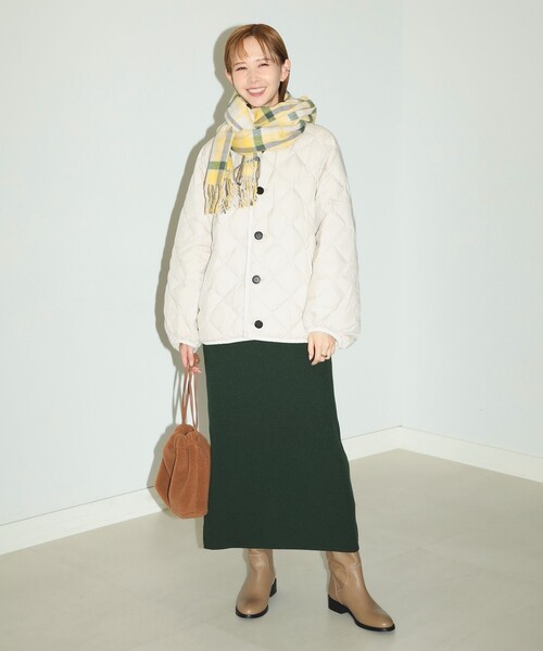 B:MING by BEAMS（ビーミングバイビームス）の「B:MING by BEAMS / チェック ストール（ストール/ショール・レディース・ベージュ/イエロー/ブルー/ピンク・FREE）」の5枚目の写真