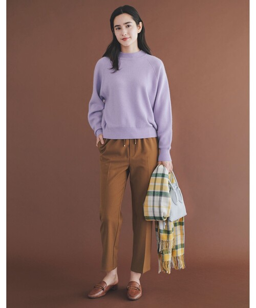 B:MING by BEAMS（ビーミングバイビームス）の「B:MING by BEAMS / チェック ストール（ストール/ショール・レディース・ベージュ/イエロー/ブルー/ピンク・FREE）」の6枚目の写真