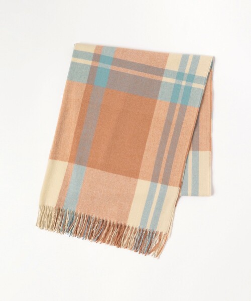 B:MING by BEAMS（ビーミングバイビームス）の「B:MING by BEAMS / チェック ストール（ストール/ショール・レディース・ベージュ/イエロー/ブルー/ピンク・FREE）」の21枚目の写真