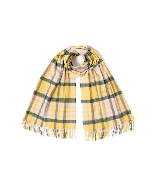 B:MING by BEAMS（ビーミングバイビームス）の「B:MING by BEAMS / チェック ストール（ストール/ショール・レディース・ベージュ/イエロー/ブルー/ピンク・FREE）」の16枚目の写真