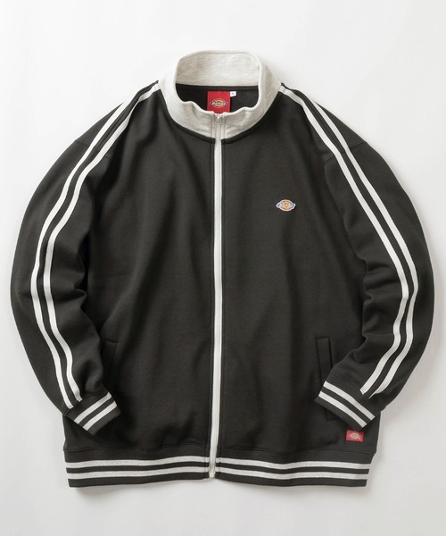 Dickies(ディッキーズ)の「【Dickies/ディッキーズ】ワンポイントロゴ&ブランドネームロゴ刺繍 サイドライン トラックジャケット ジャージタイプスウェット/オーバーサイズ(ジャージ・メンズ・グレー/ブラック/ヘザーグレー/スミクロ/ライトグレー/アッシュグレー・XL/L/M)」の16枚目の写真
