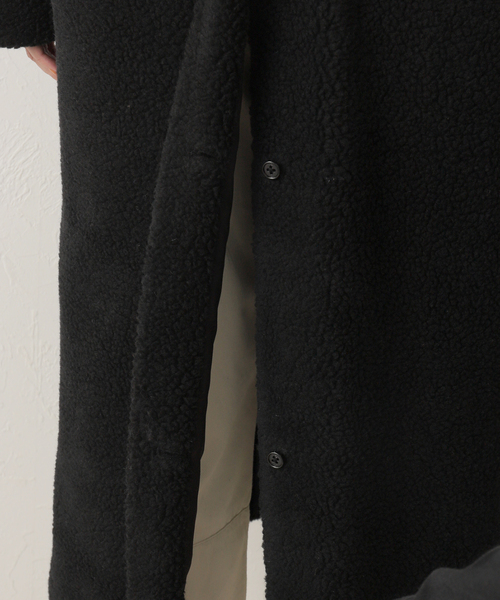 couture d'adam イタリアンボアPコート オーバーサイズ　ブラック couture d'adam イタリアンボアPコート オーバーサイズ ブラック