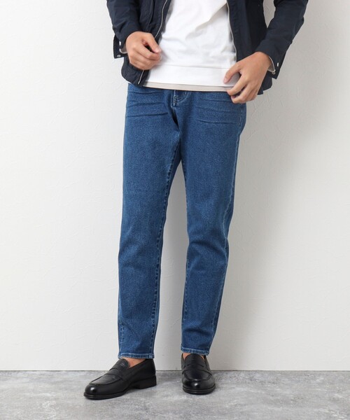 NOLLEY'S goodman（ノーリーズグッドマン）の「ハイストレッチ イージーデニムパンツ（デニムパンツ・メンズ・ネイビー・M/XL/S/L）」の2枚目の写真