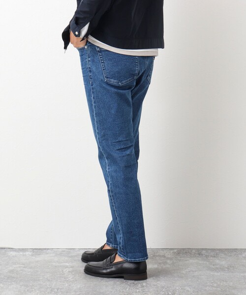 NOLLEY'S goodman（ノーリーズグッドマン）の「ハイストレッチ イージーデニムパンツ（デニムパンツ・メンズ・ネイビー・M/XL/S/L）」の4枚目の写真
