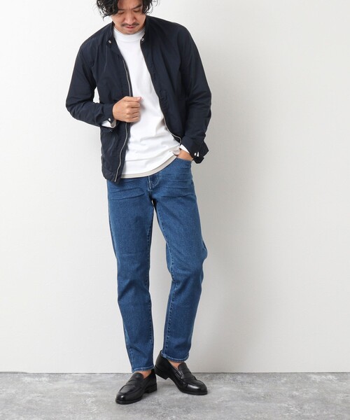 NOLLEY'S goodman（ノーリーズグッドマン）の「ハイストレッチ イージーデニムパンツ（デニムパンツ・メンズ・ネイビー・M/XL/S/L）」の8枚目の写真