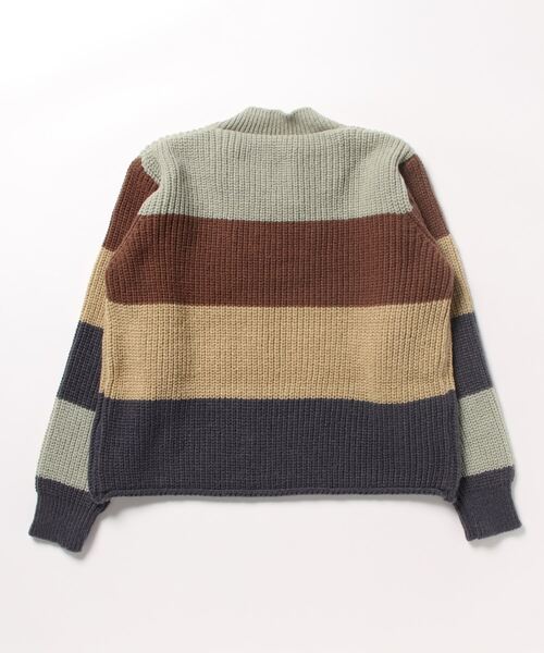 meJane(ミージェーン)の「レースアップランダムボーダーニットプルオーバー(ニット/セーター・レディース・マルチ・FREE)」の12枚目の写真