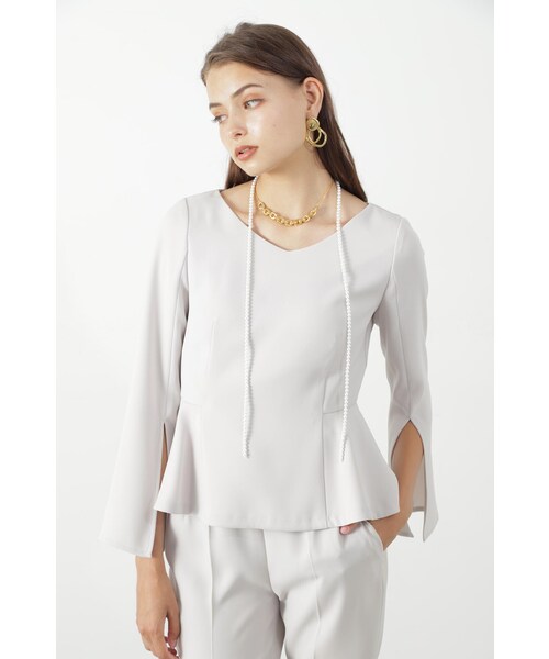 PINKY&DIANNE（ピンキーアンドダイアン）の「◇ダブルサテンペプラム