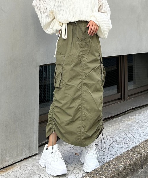 セール】ナイロンカーゴナロー/スカート(スカート)|INGNI セール】ナイロンカーゴナロー/スカート(スカート)|INGNI