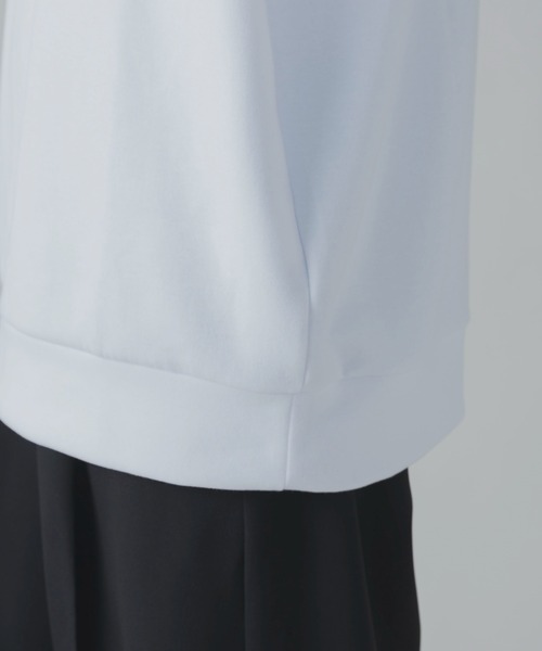 LUCY（ルーシー）の「LUCY/AIRFUNCTIONワンポイント刺繍プルオーバー（スウェット・メンズ・ホワイト/ブラック/パープル/ライトグレー・LARGE/MEDIUM）」の12枚目の写真