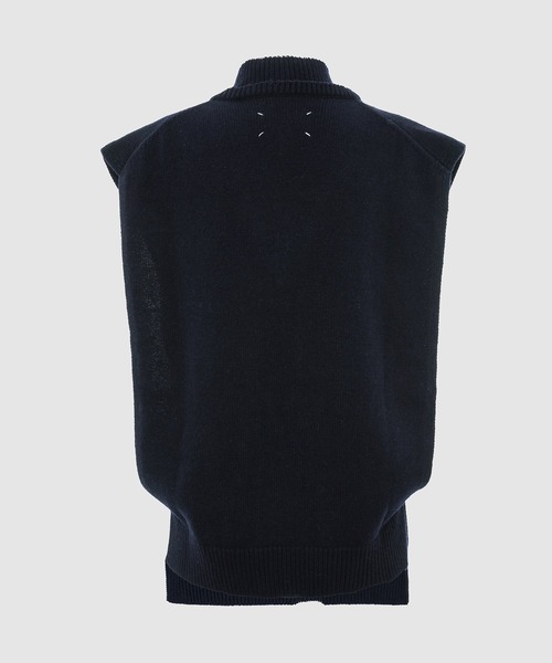 Maison Margiela（メゾンマルジェラ）の「STOLE（ベスト・メンズ・ベージュ/ネイビー・S/M）」の3枚目の写真