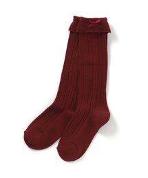 スカラップフリルハイソックス