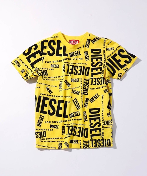 DIESEL（ディーゼル）Kids & Junior ブランドロゴグラフィック半袖Tシャツカットソー